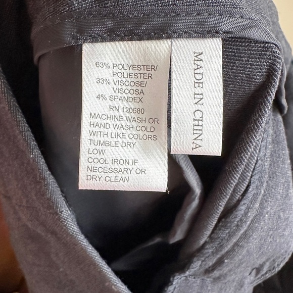 Amanda & Chelsea Dark Grey Dress Pants, Women’s Slacks, Business Attire, 4 - Picture 12 of 16